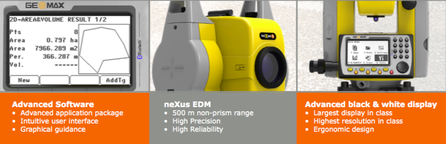 MÁY TOÀN ĐẠC GEOMAX ZOOM 25 NEXUS 5